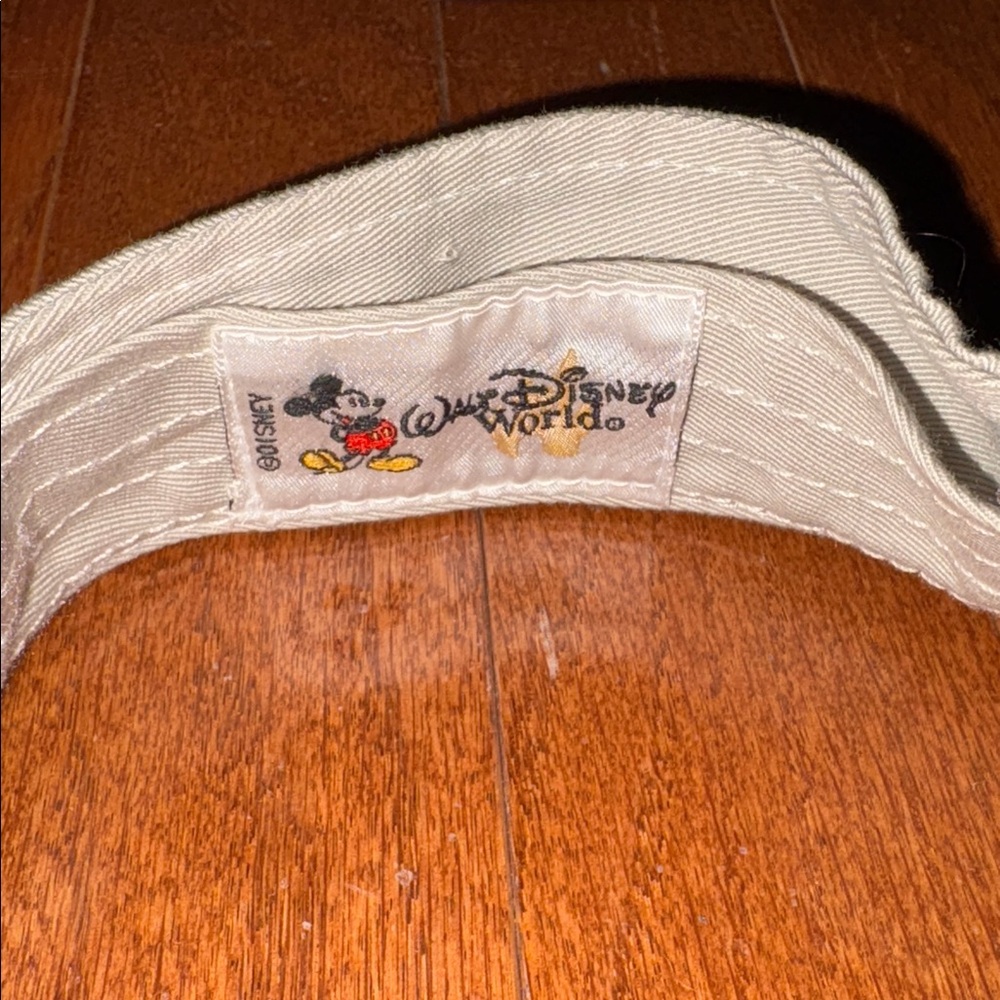 Walt Disney World Theme Park Mickey Mouse Embroidered American Flag Sun Visor - Picture 4 of 4